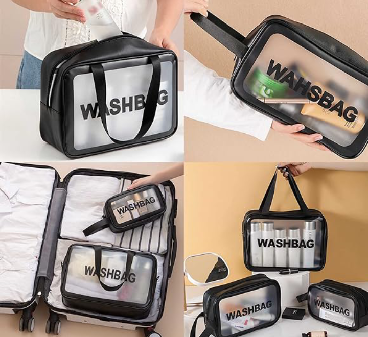 3 pcs Washbag